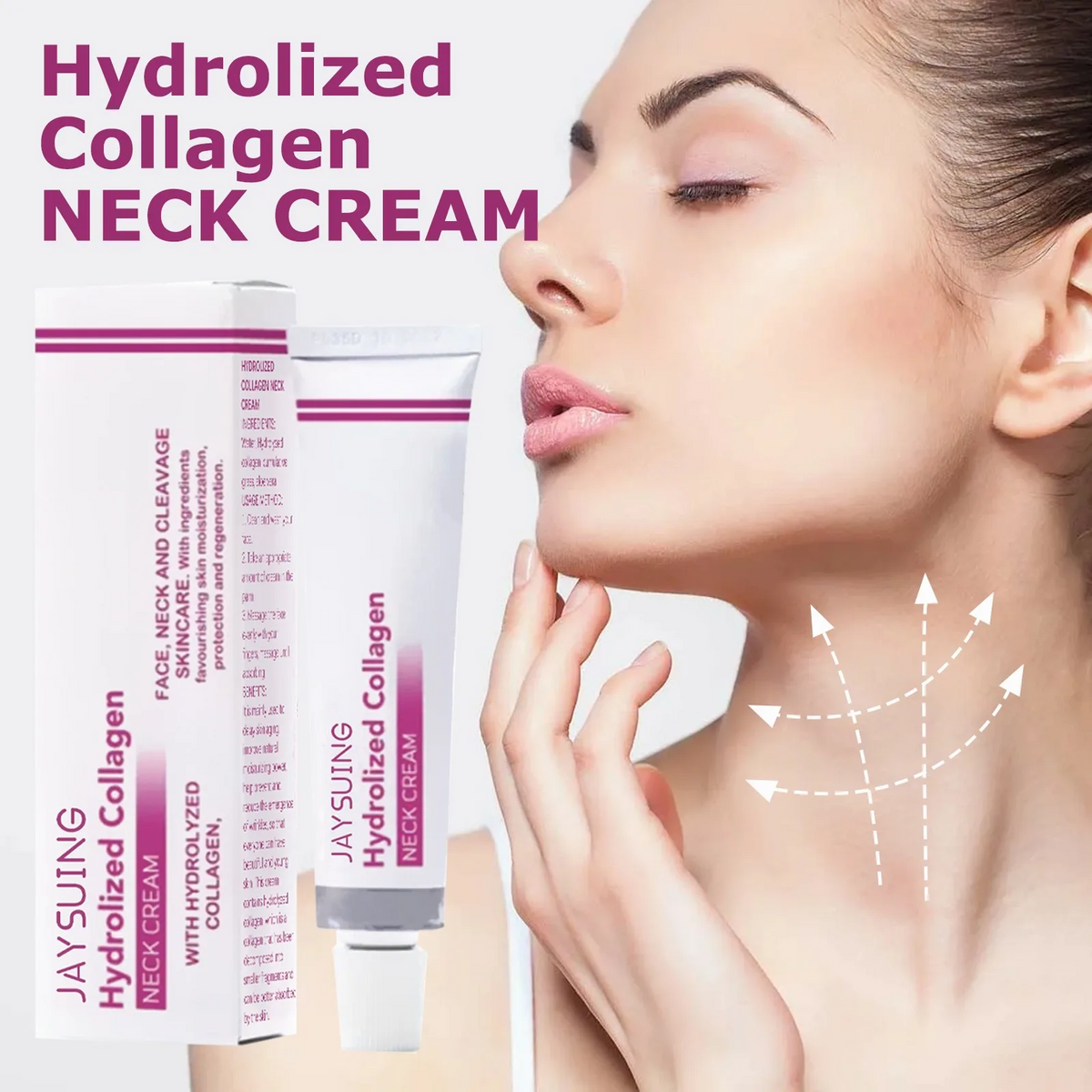 Hydrolyzed Collagen Neck Cream, 40g